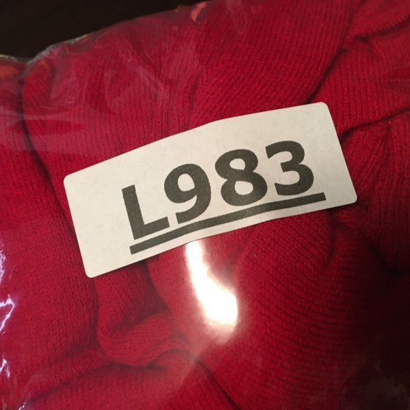 Kim Rogers Top 2X V Neck Strappy Front Fine Gauge Knit Sweater Long Sleeve Red - Picture 11 of 11